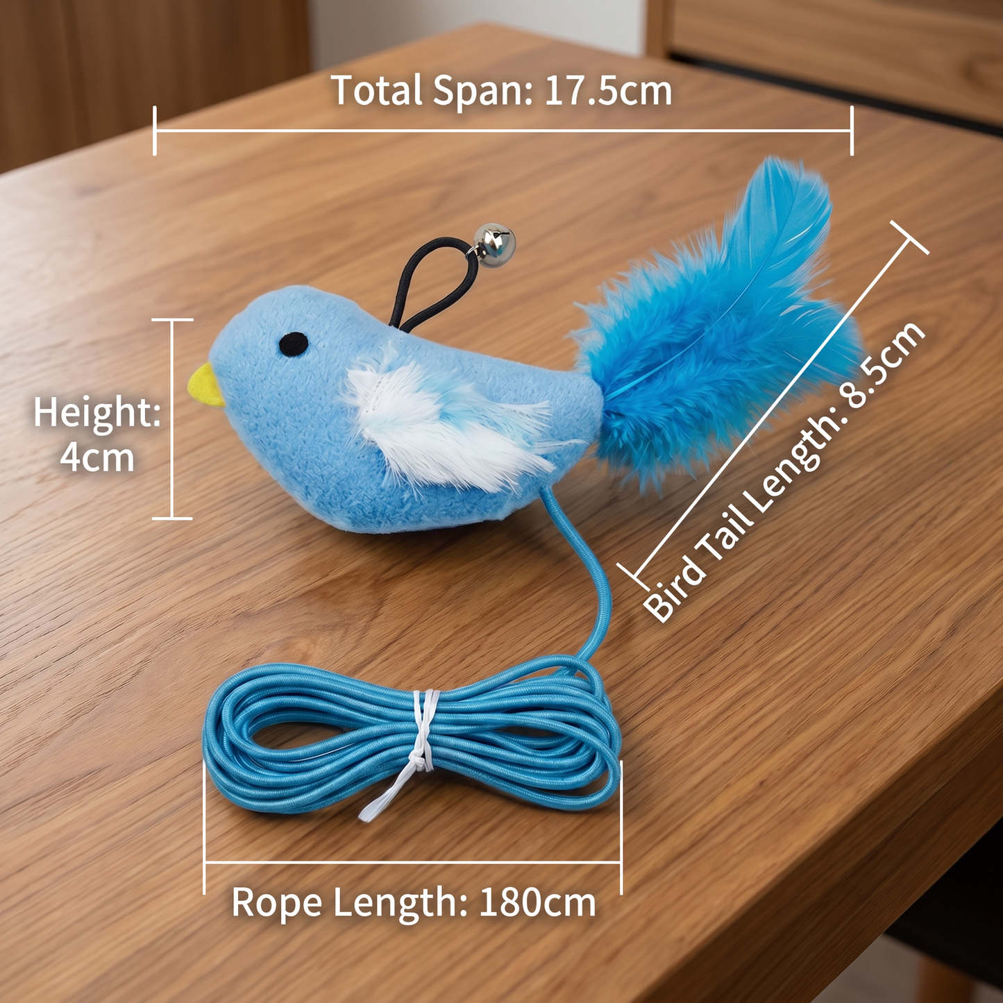 Automatic Flying Bird Cat Toy – Rechargeable Interactive Hanging Teaser