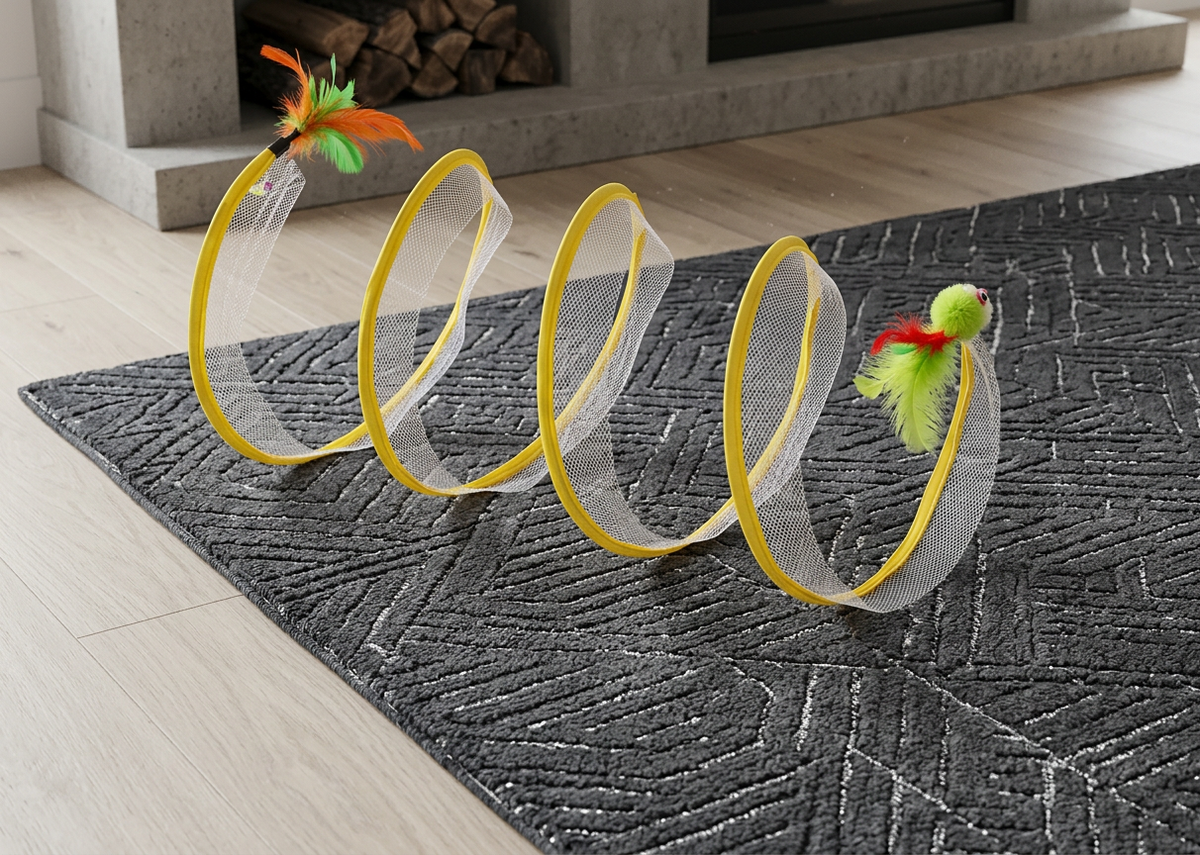 Interactive Cat Spiral Toy