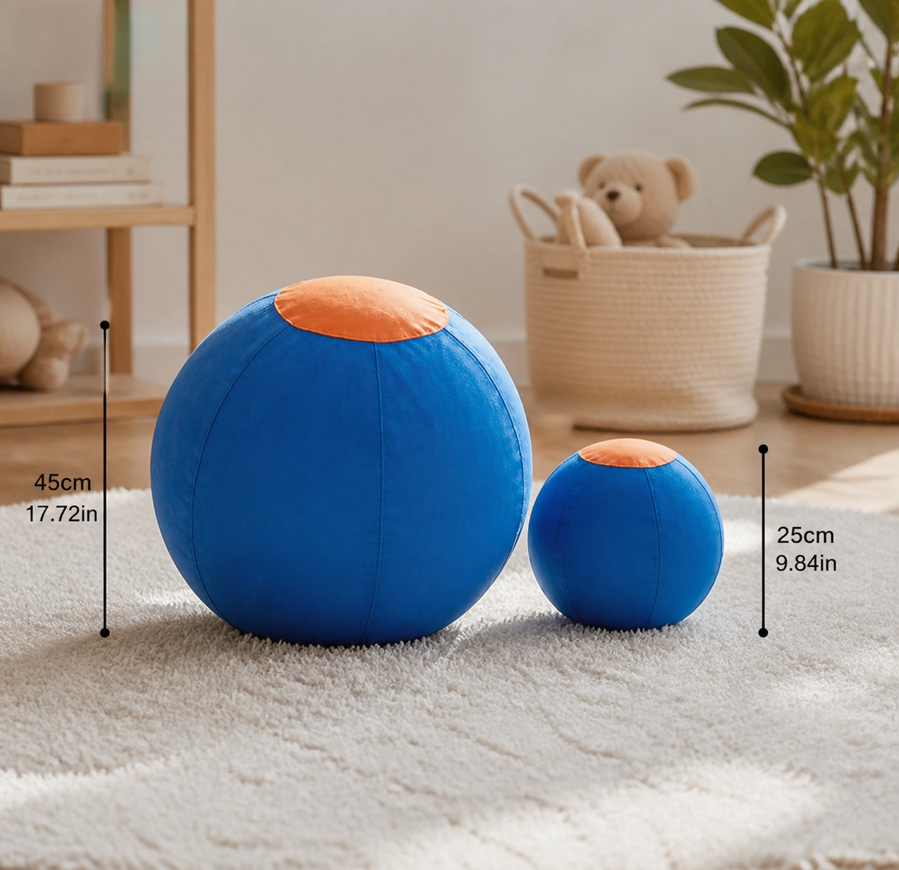Durable training ball with cover for dogs