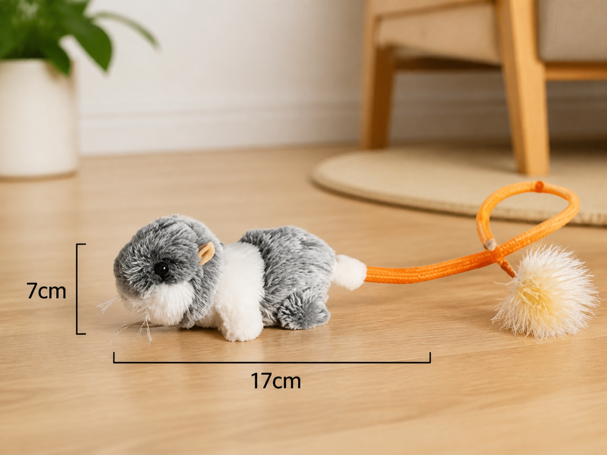 Wiggle Tail Mouse Cat Toy