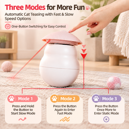 Automatic Motion-Activated Cat Laser Toy
