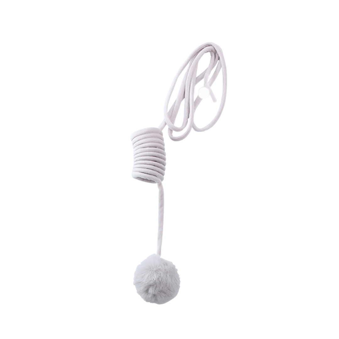 Interactive cat elastic toy