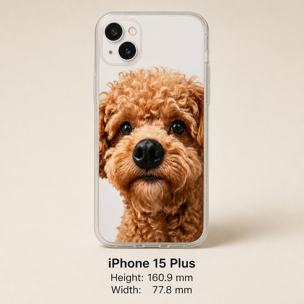 Personalized Pet Photo Phone Case with 3D Squeezable Nose