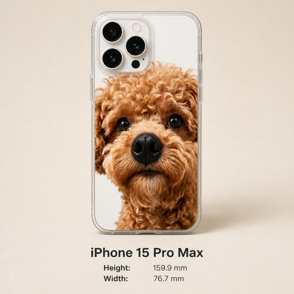 Personalized Pet Photo Phone Case with 3D Squeezable Nose