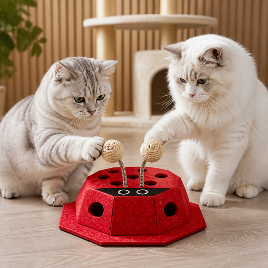 3in1 Interactive Ladybug Cat Puzzle Toy