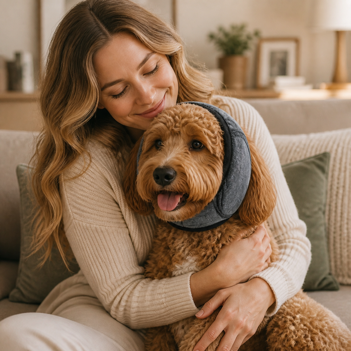 Protection Dog Ear Muffs Noise-Reducing & Anxiety-Calming Ear Cover