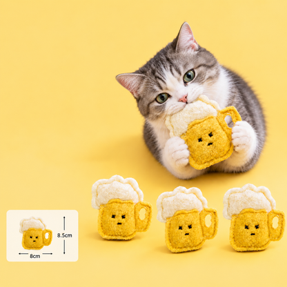 Teeth-Cleaning Catnip Chew Toys – Natural Loofah Dental Care & Play Set