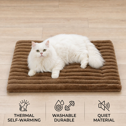 Self-Warming Pet Mat for Cats & Dogs – Quiet, Non-Slip & Electricity-Free
