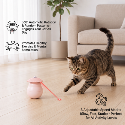 Automatic Motion-Activated Cat Laser Toy