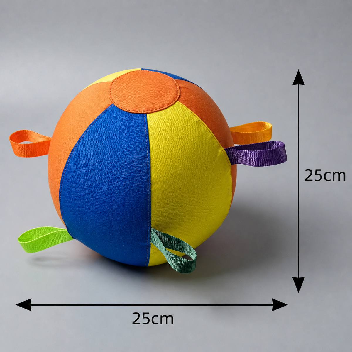 Interactive Colorful Herding Ball with Handles for Dogs – Durable Outdoor Training Toy
