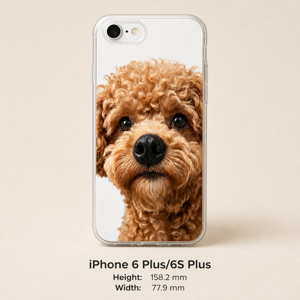 Personalized Pet Photo Phone Case with 3D Squeezable Nose