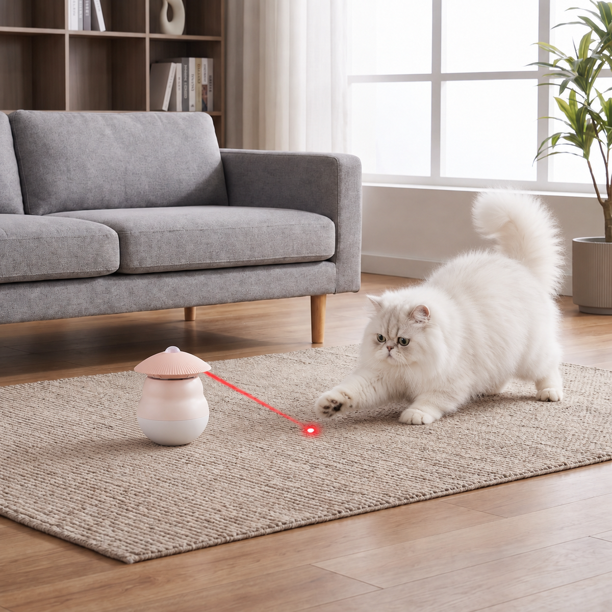 Automatic Motion-Activated Cat Laser Toy