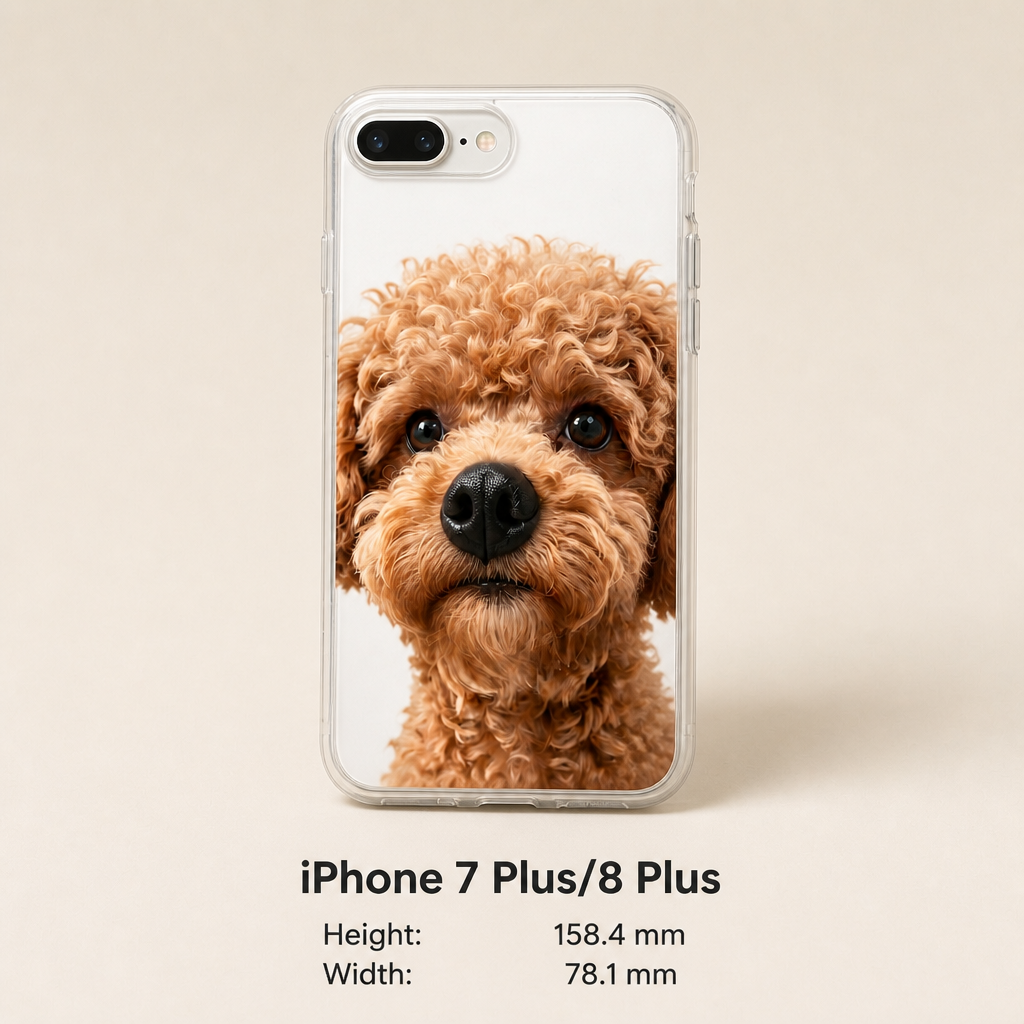 Personalized Pet Photo Phone Case with 3D Squeezable Nose