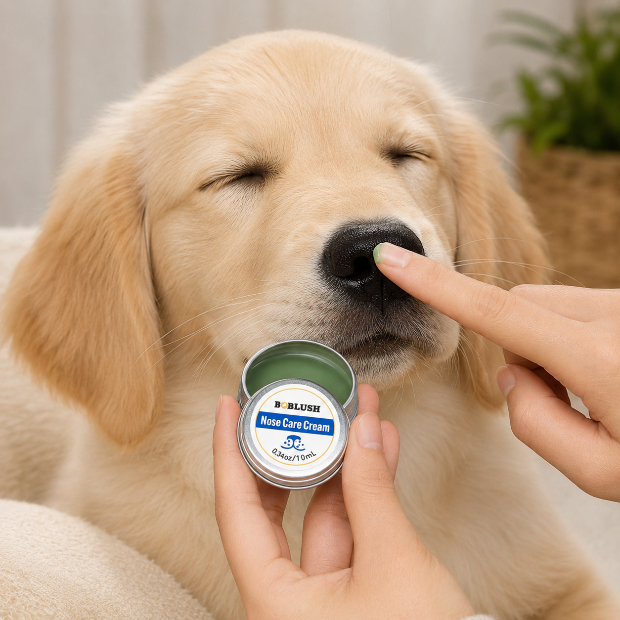 Care and protection cream for dog snouts