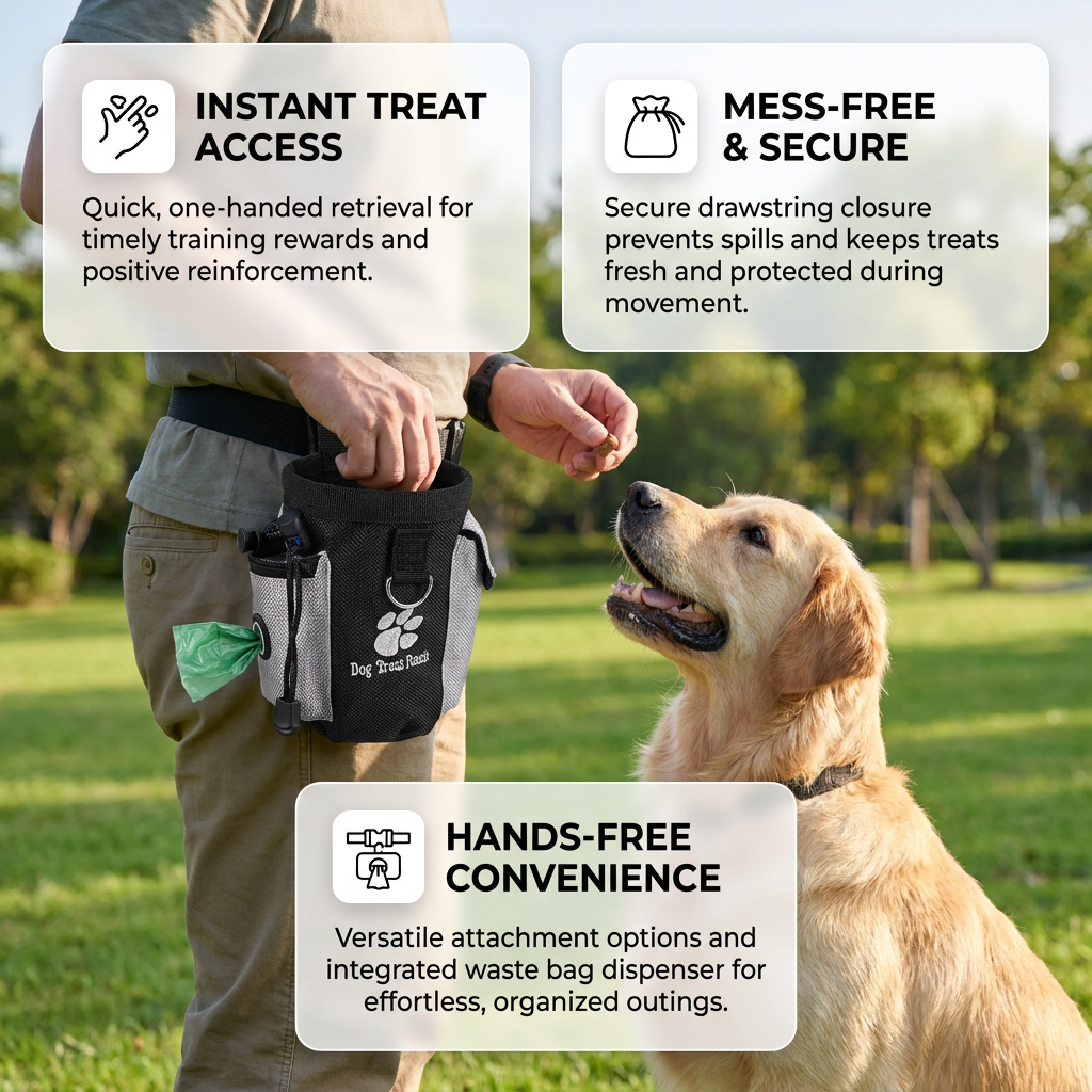 Portable Dog Treat Bag
