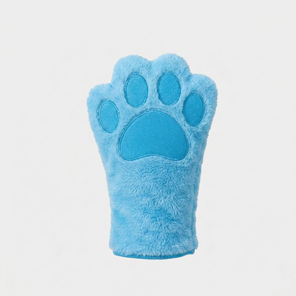 Animal care microfibre glove – dry bath towel & coat cleaning for cats