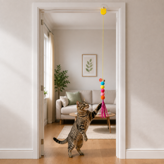 Interactive Hanging Cat Toy