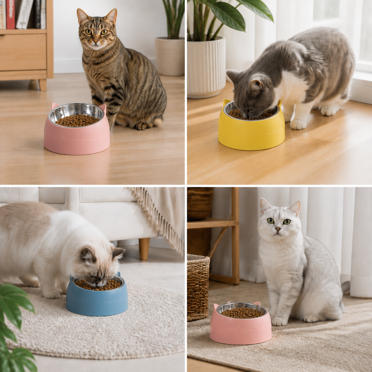 Elevated Cat Food Bowl – FeedComfort