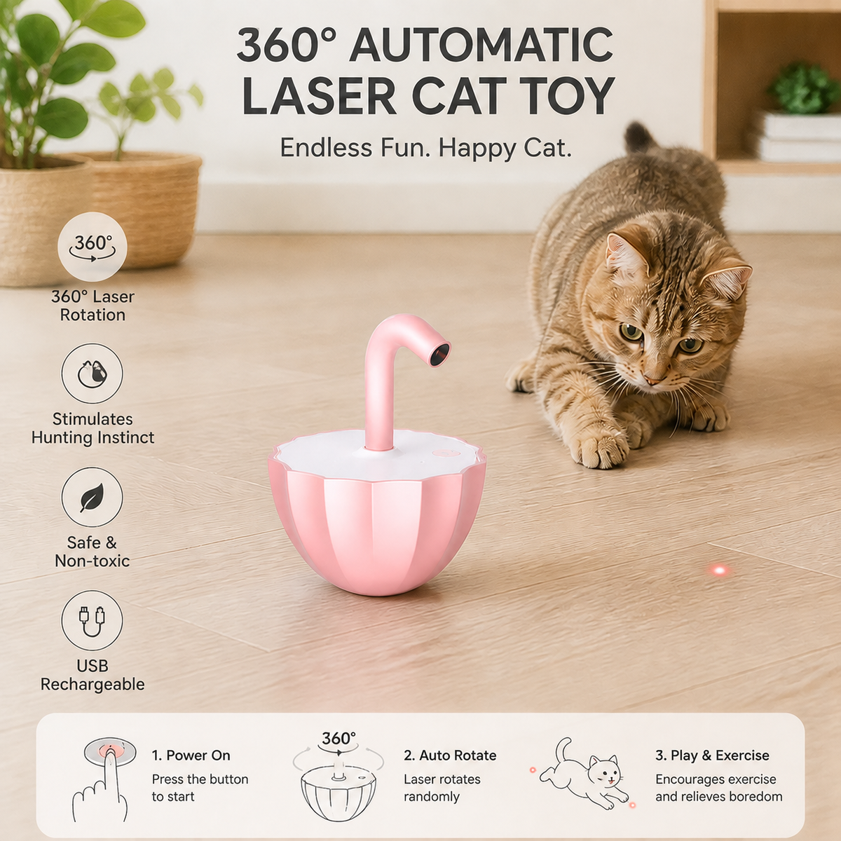 LaserChase – The Ultimate Laser Fun for Your Cat