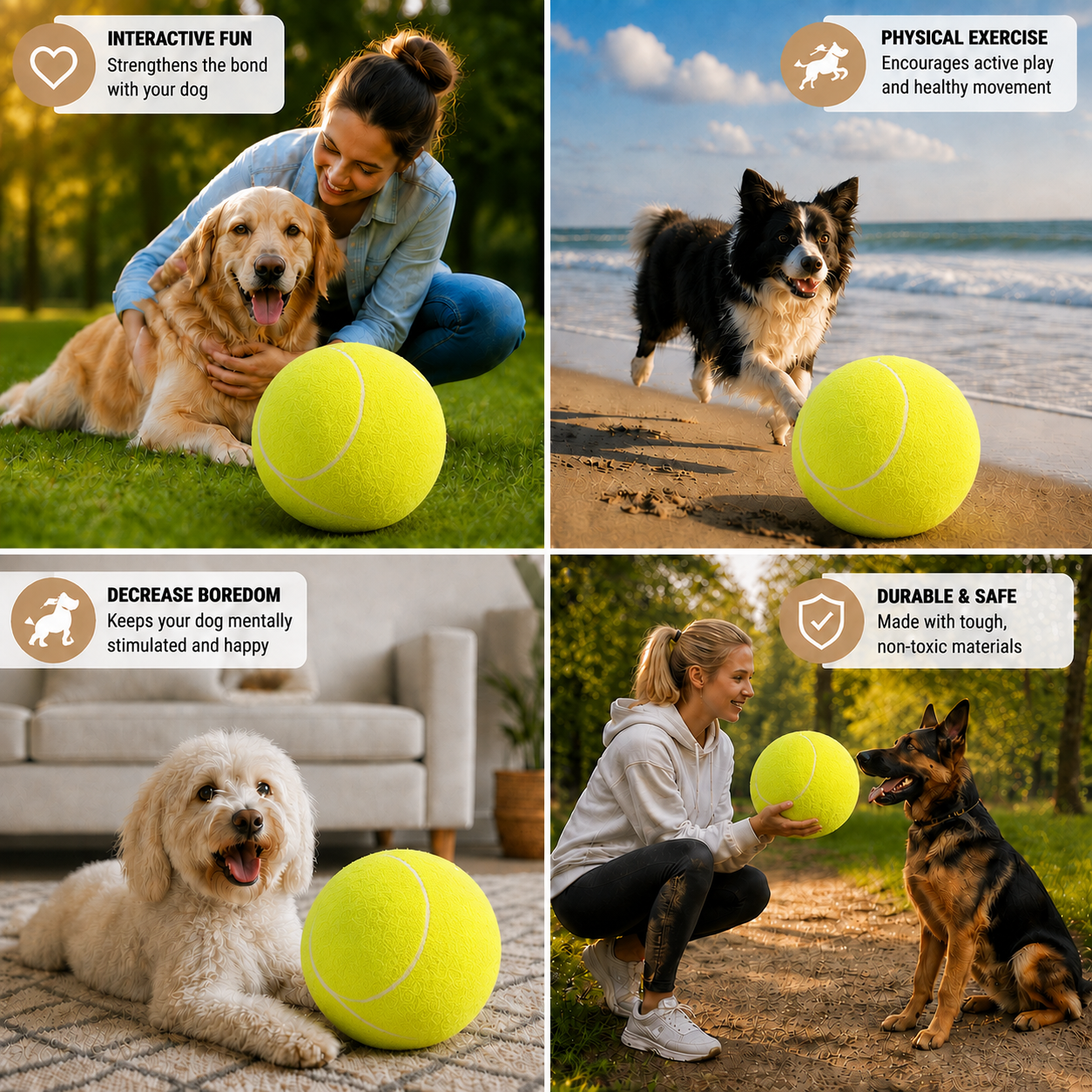 Giant Tennis Ball For Dogs