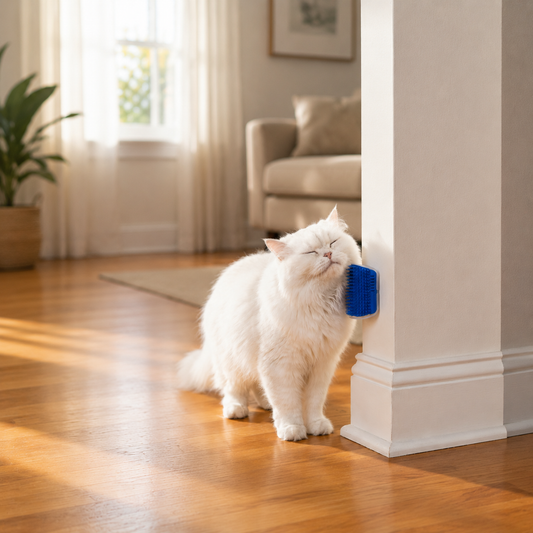 Self-Grooming Cat Corner Brush – FurRelaxer