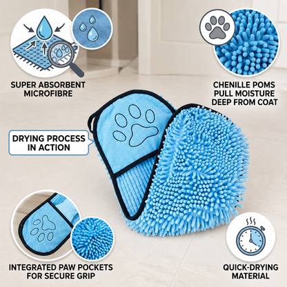 Quick-drying Microfibre Towel For Dogs