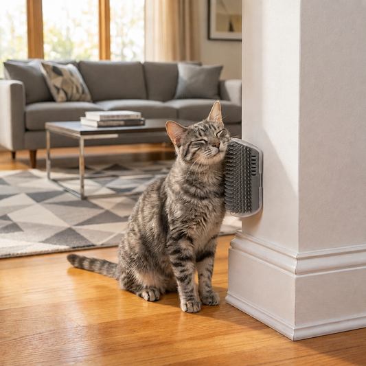 Cat Wall Brush with Catnip