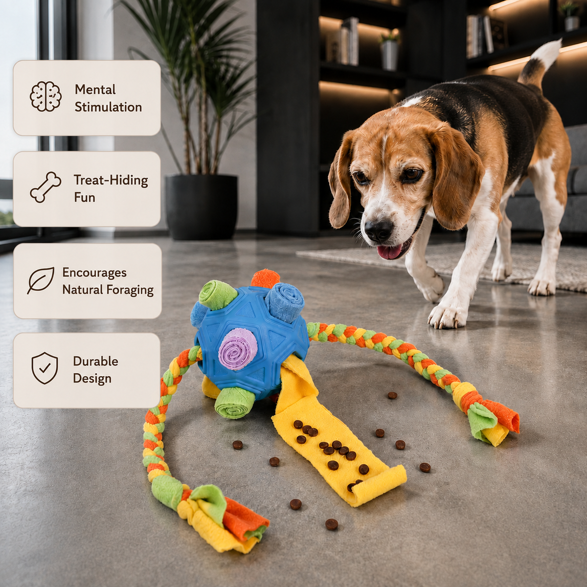2-in-1 Durable Snuffleball
