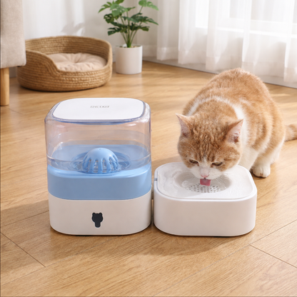 Automatic portable water dispenser for cats