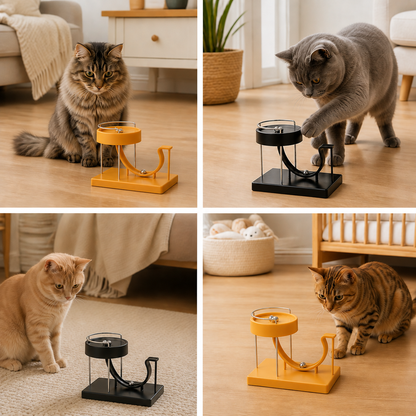 Marble Run Cat Toy for Endless Fun