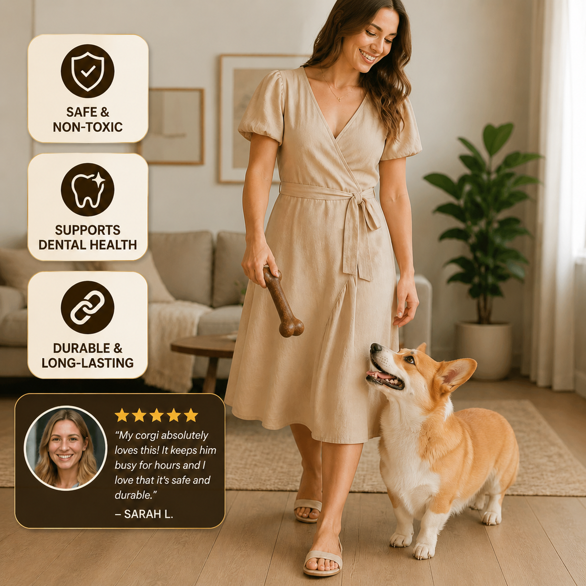 ChewBone – The Safe & Durable Chew Toy for Happy Dogs!