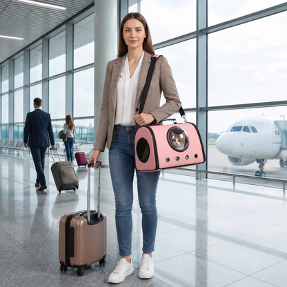 Airplane and car travel bag for pets