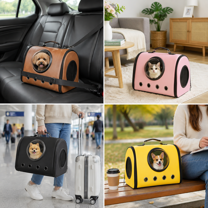 Airplane and car travel bag for pets