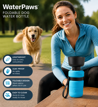 Foldable Dog Water Bottle – WaterPaws