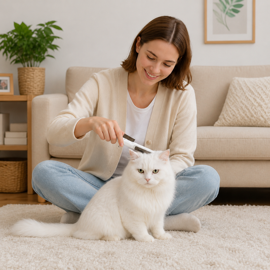Pet Hair Shedding Comb Stainless Steel Flea Comb