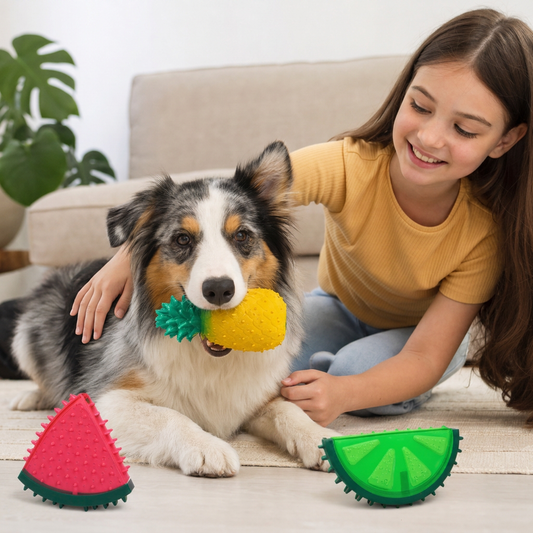 Cooling Fruit dog chew toy