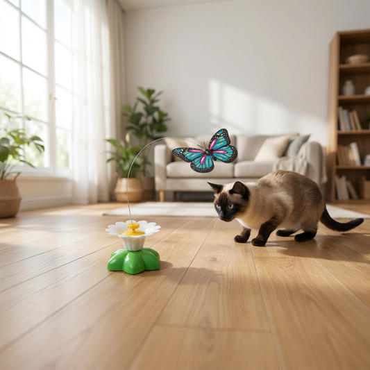 PawFlutter – Interactive Butterfly Toy