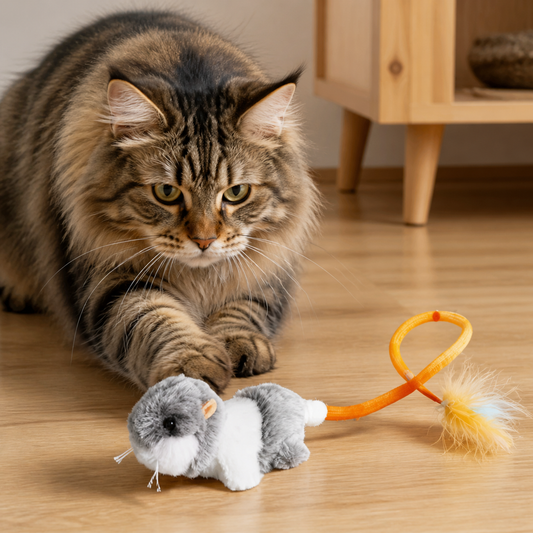Wiggle Tail Mouse Cat Toy