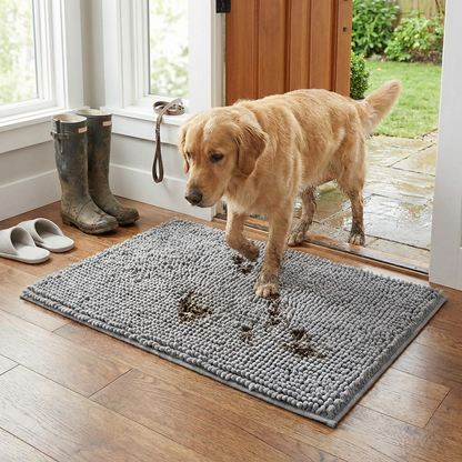 Dog Mud Mat – Super Absorbent, Non-Slip & Washable