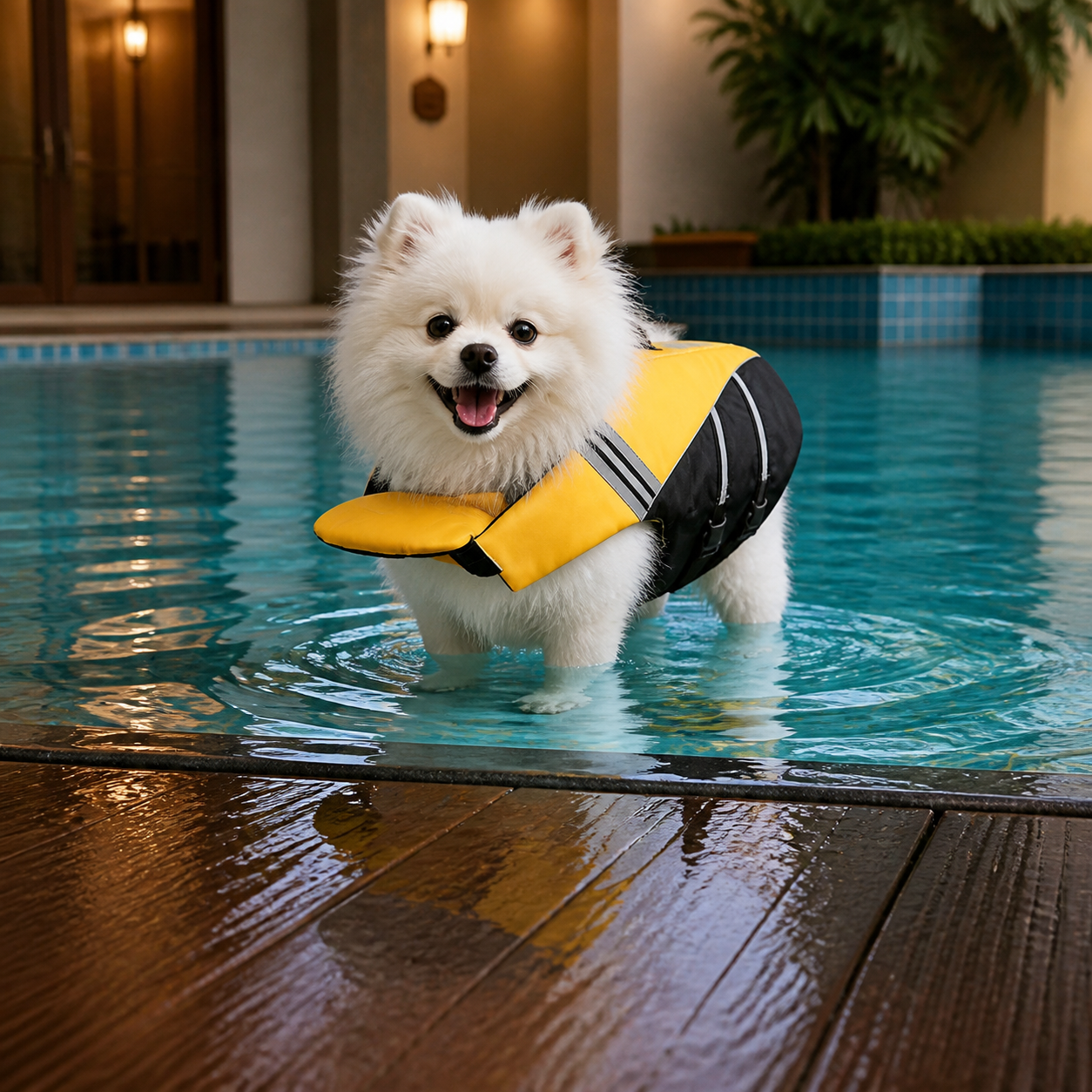 Dog Safety Swim Vest with Rescue Handle