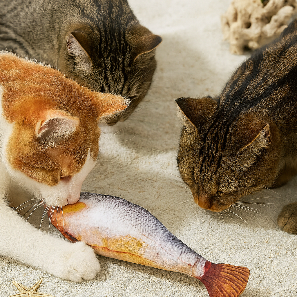 Interactive Wiggly Fish Cat Toy