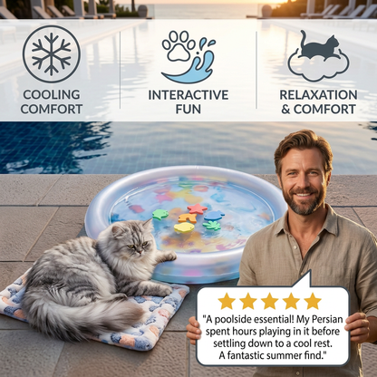 Interactive Cooling Waterbed for Cats 2.0