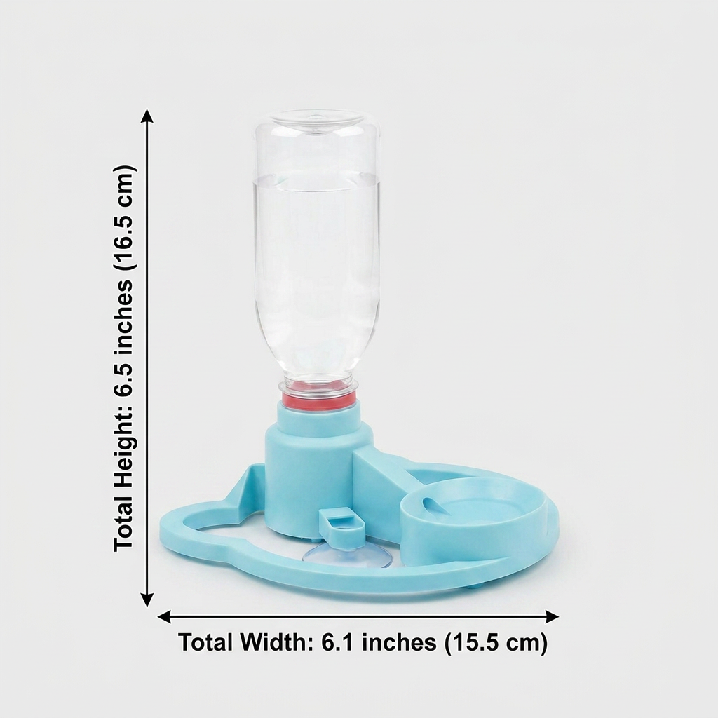 Automatic Pet Water Dispenser – No Power Required, Spill-Proof & Travel-Friendly