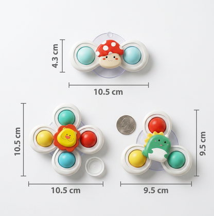 Interactive Cat Spinning Toys - Set of 3
