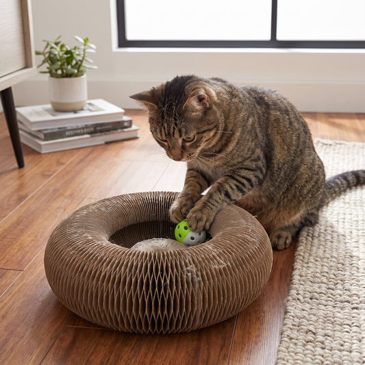 Cat Ball and Scratch Toy