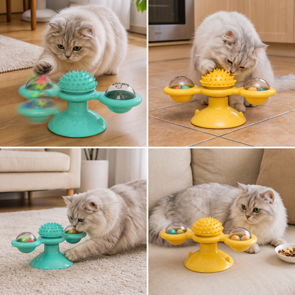 Cat Carousel Spinner Toy