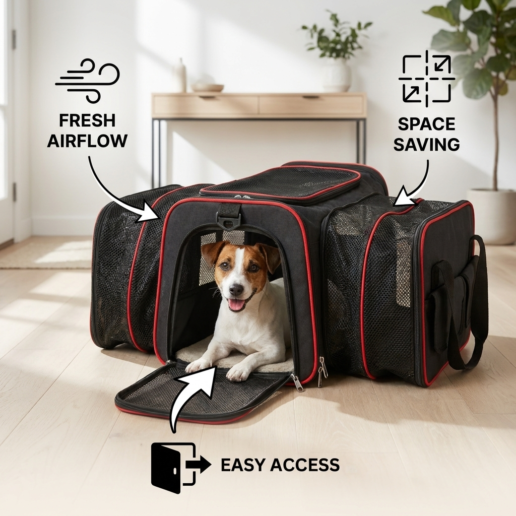 Foldable Pet Carrier Bag