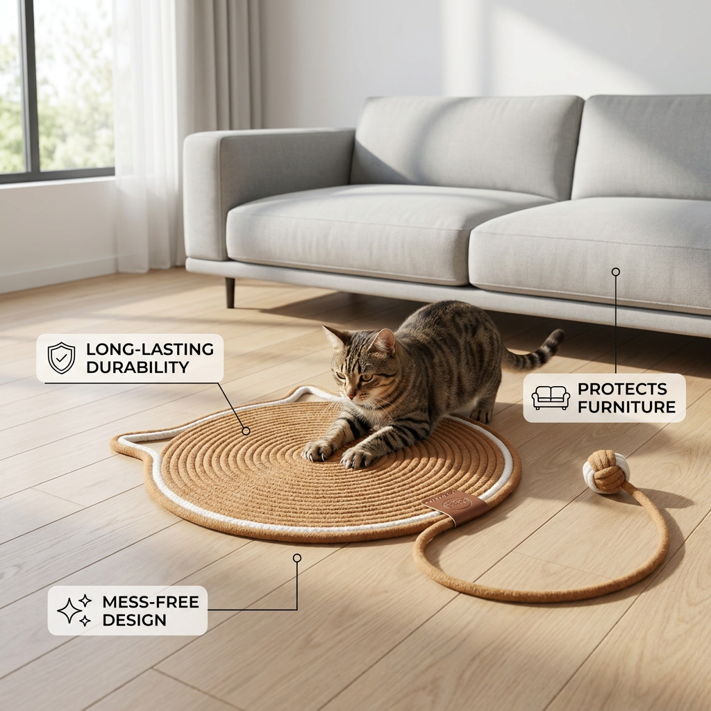 Cat Scratching Toy Carpet