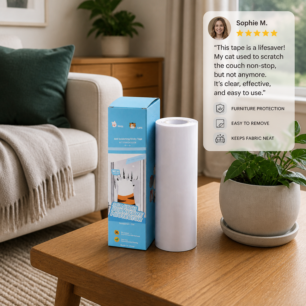 Heavy-Duty Cat Scratch Furniture Protector