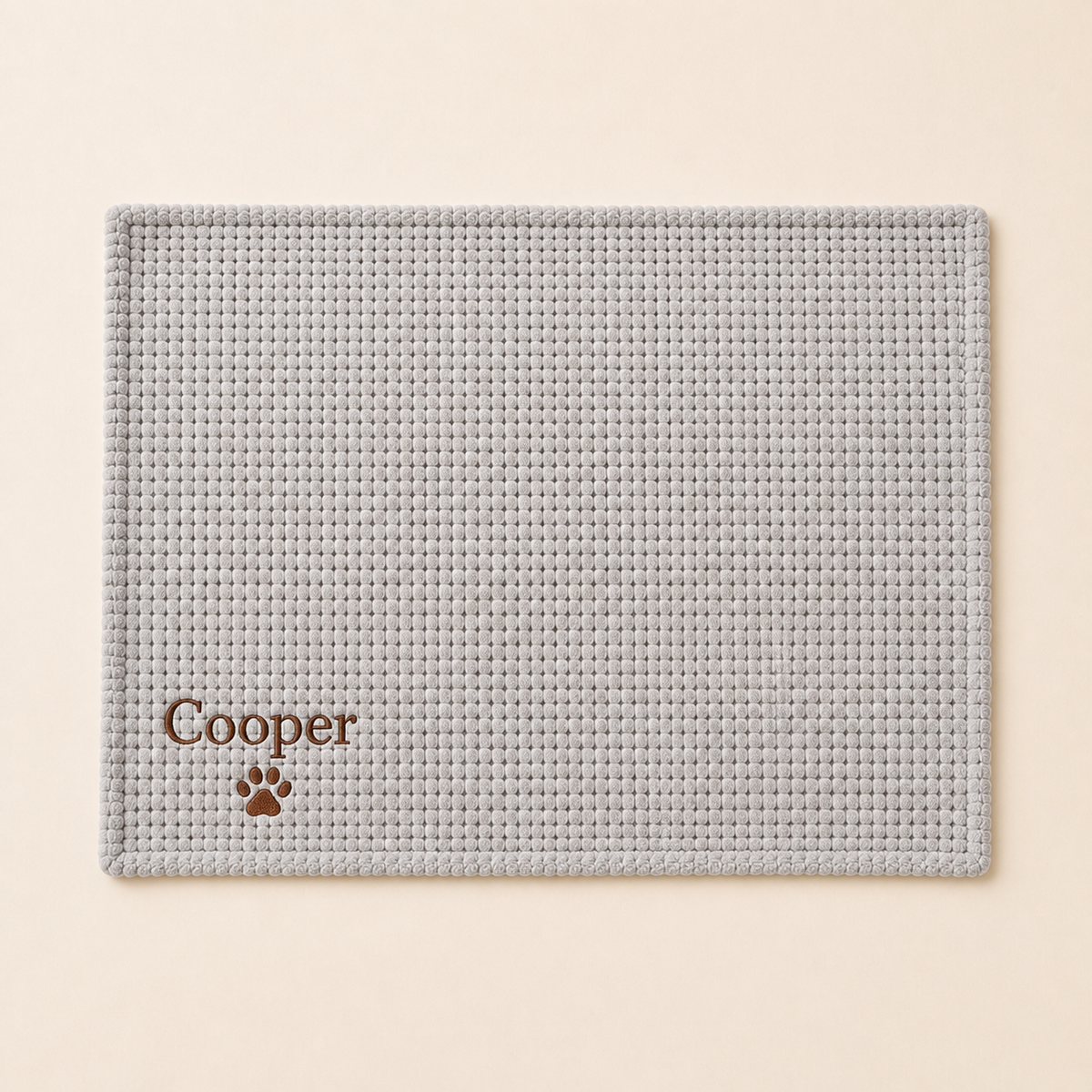 Personalized Fluffy Dog Blanket with Custom Embroidery